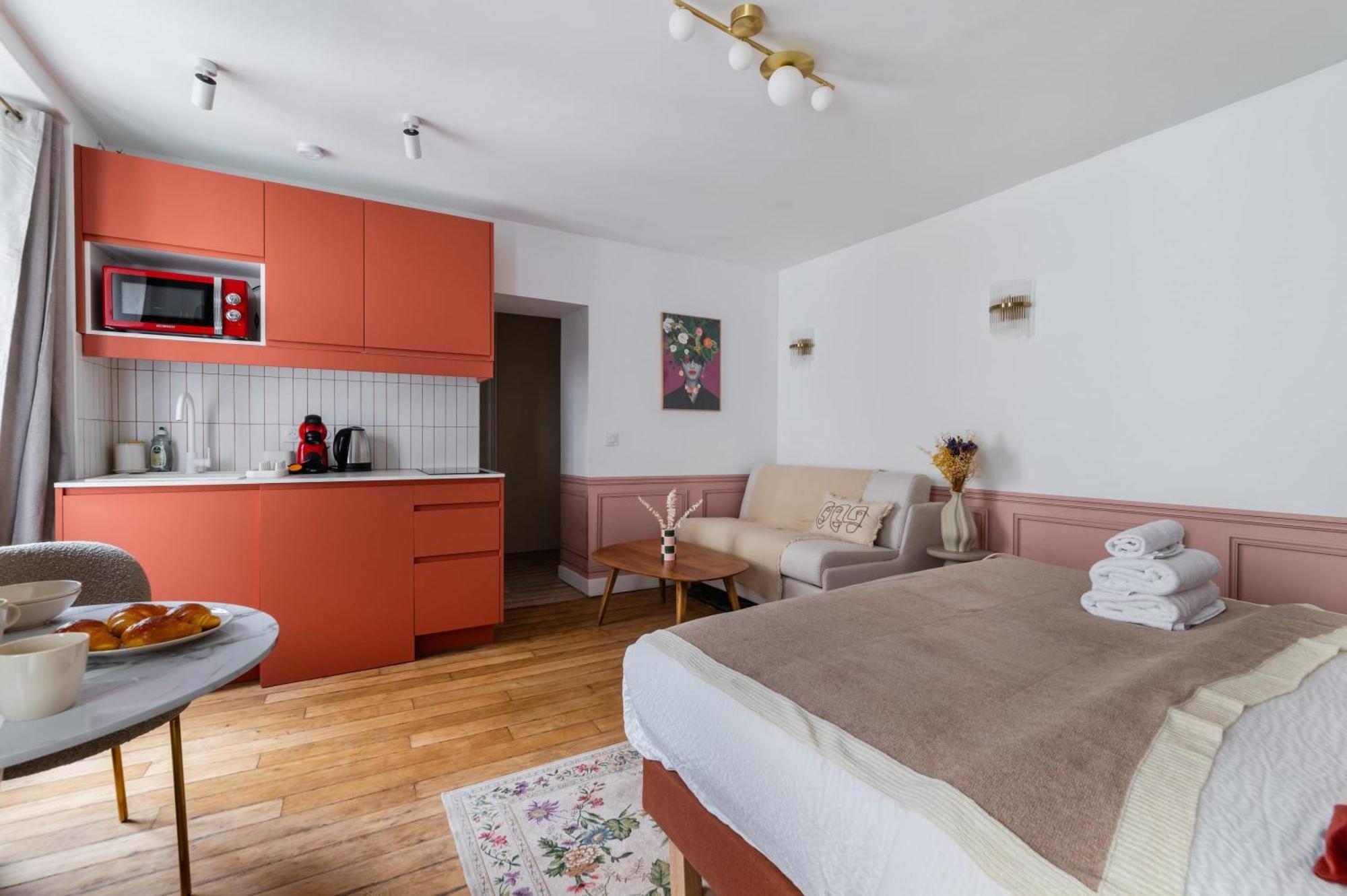 Grand Studio Refait A Neuf Paris 16 - 4P - Flat-Guest Dış mekan fotoğraf