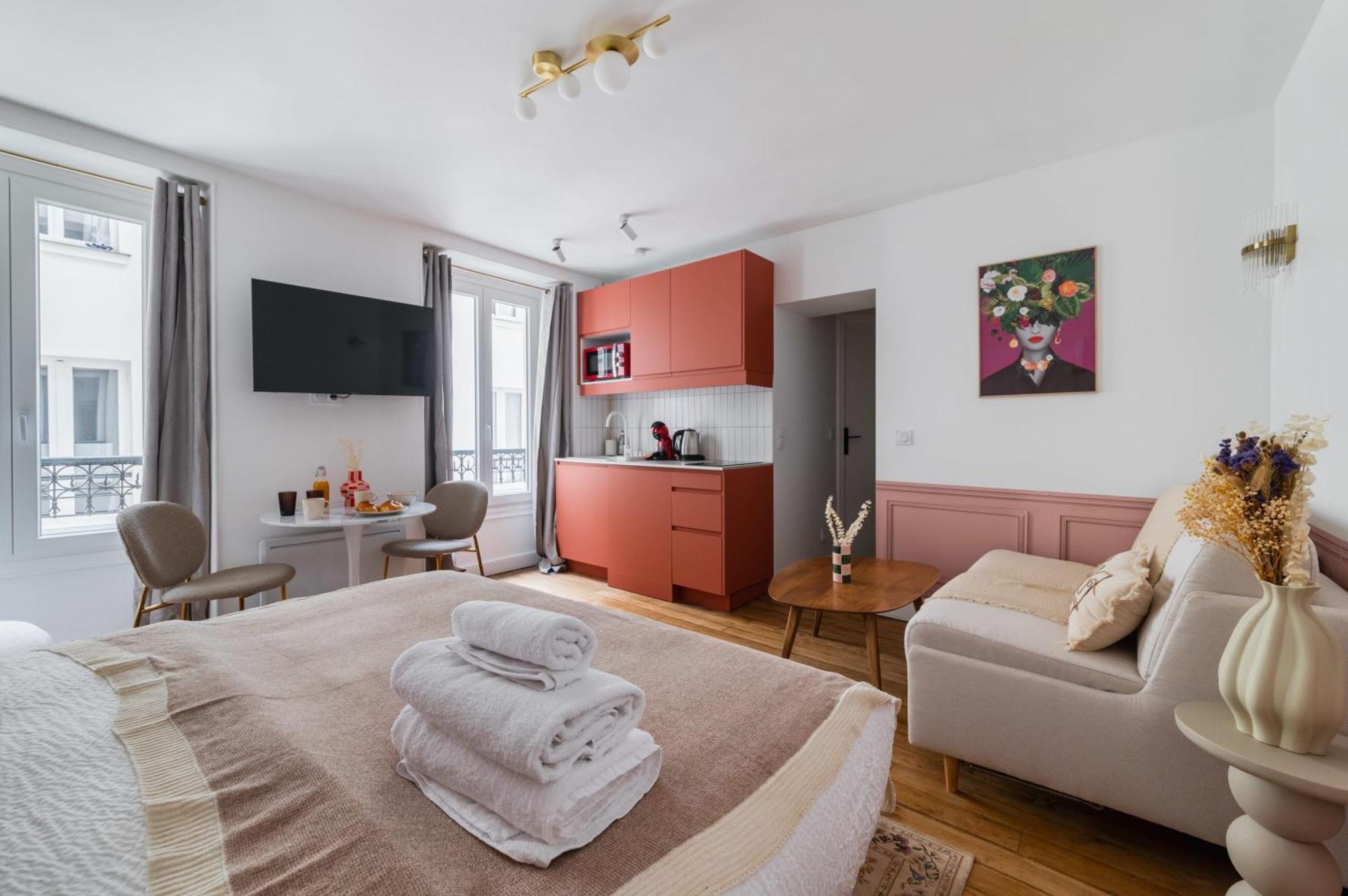 Grand Studio Refait A Neuf Paris 16 - 4P - Flat-Guest Dış mekan fotoğraf